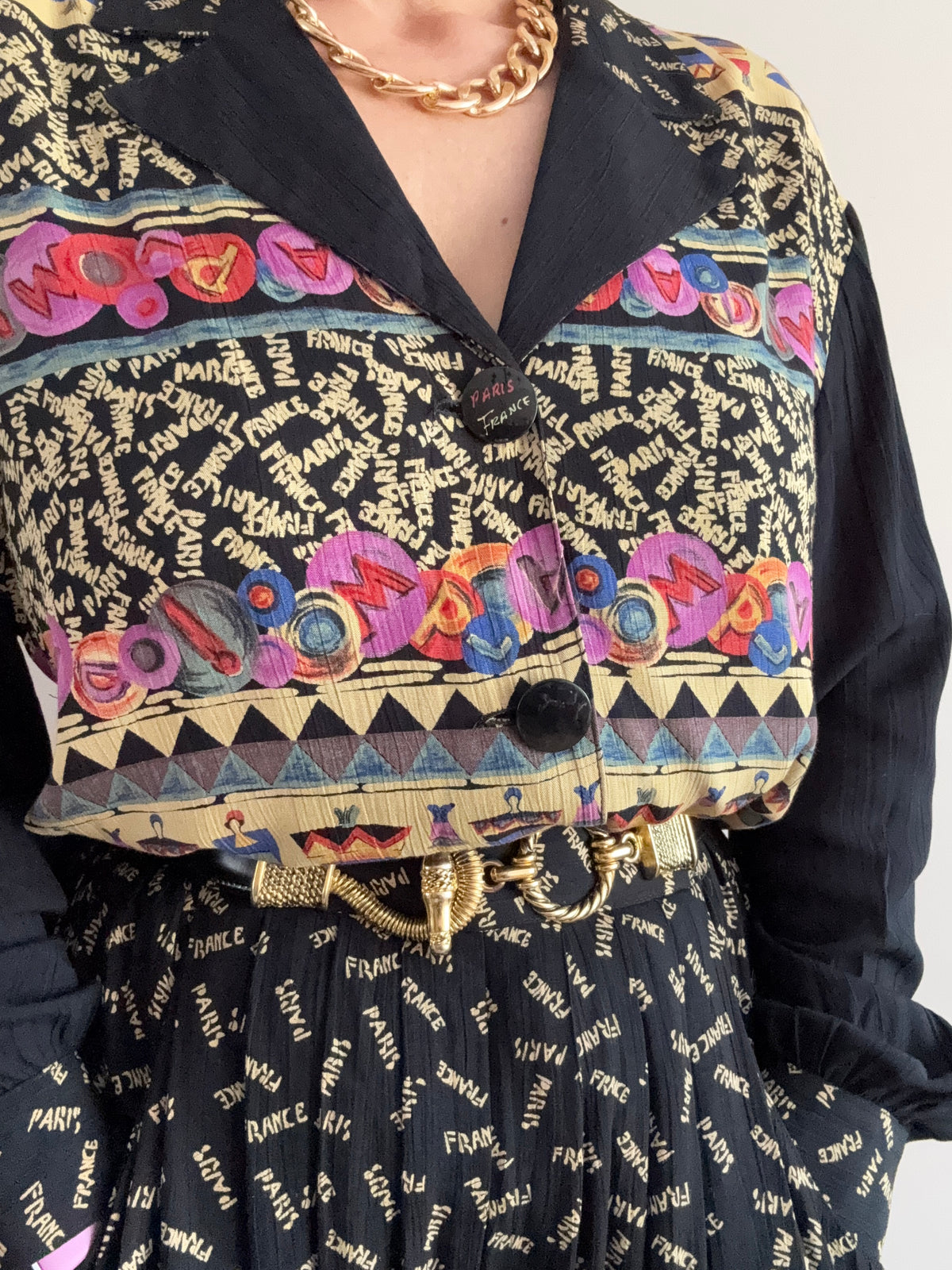 Vintage 1990s ‘statement’ two piece coord