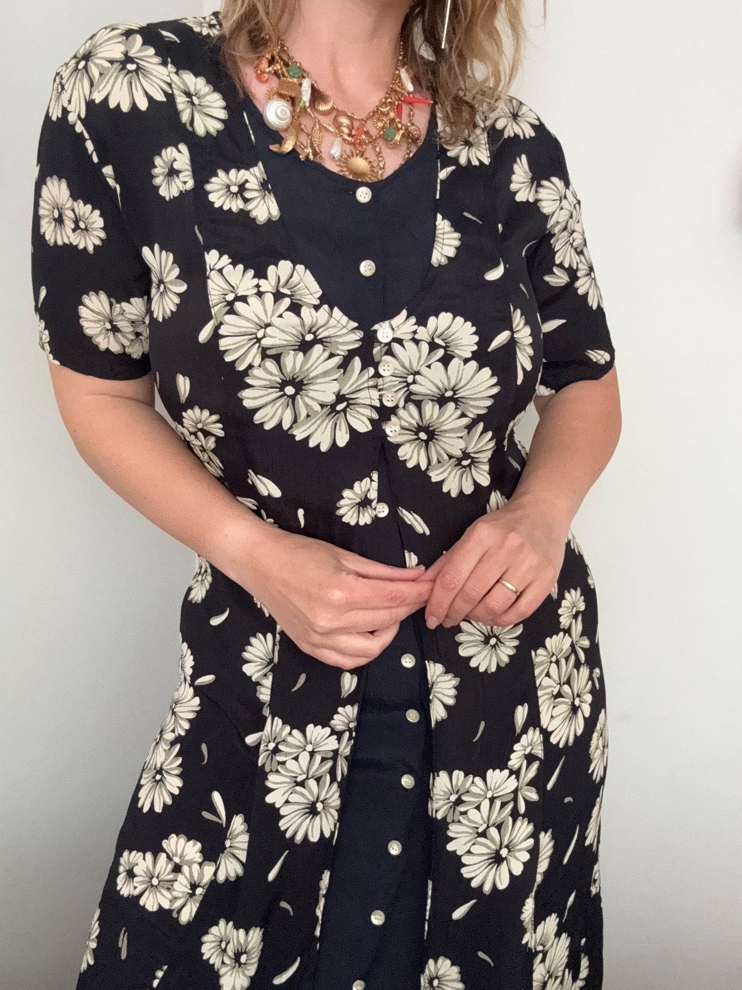 1990s ‘Daisy’ double layer dress
