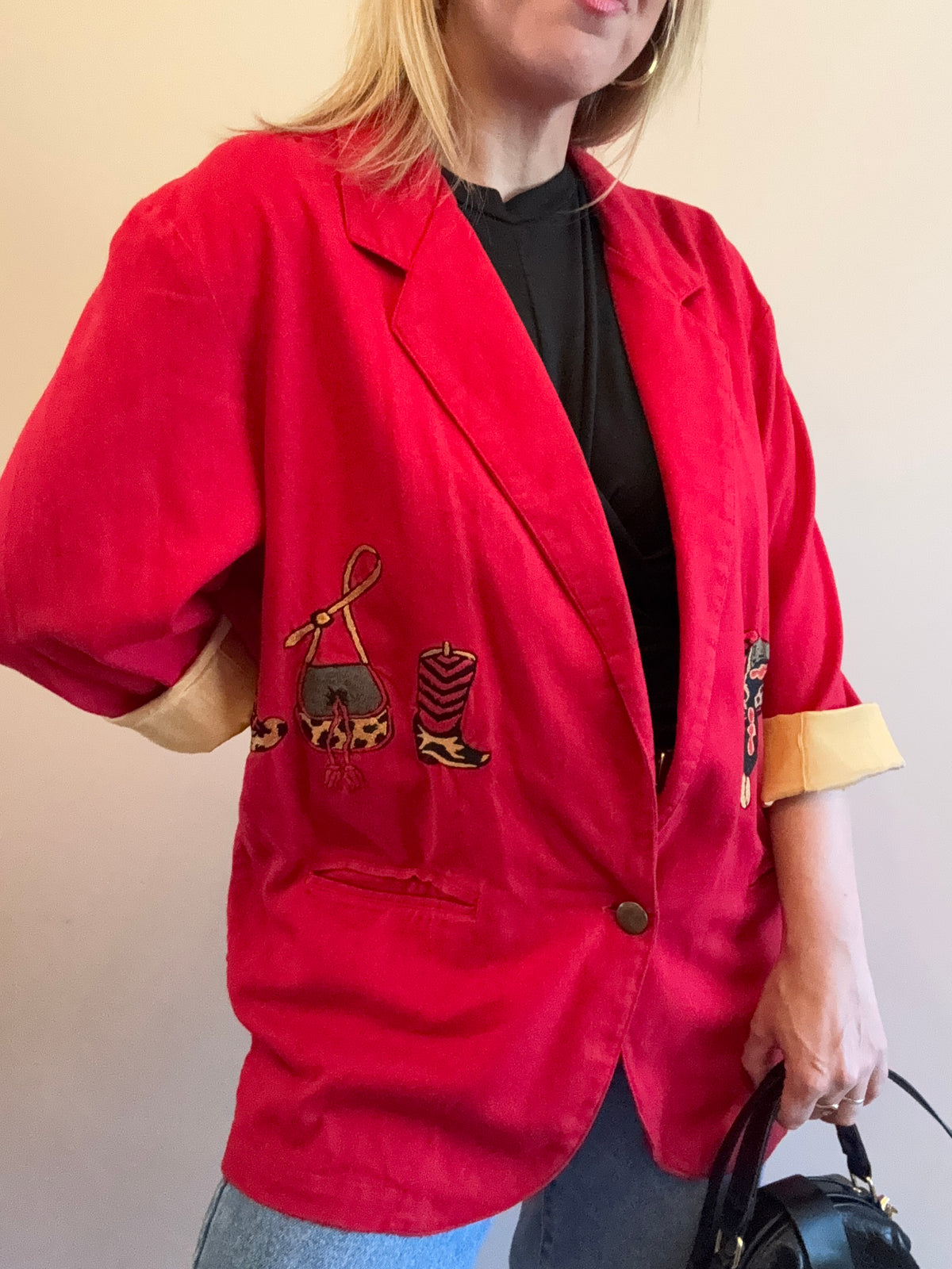 Vintage western-embroidery jacket