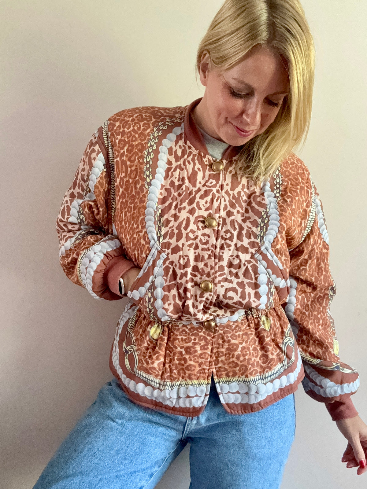 Betty Barclay vintage 1980s bomber jacket
