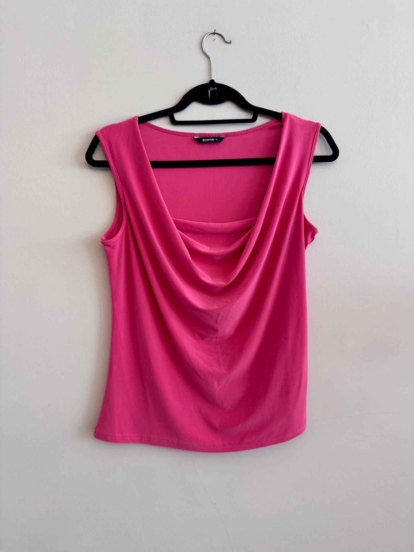 Vintage Cowl neck sleeveless top