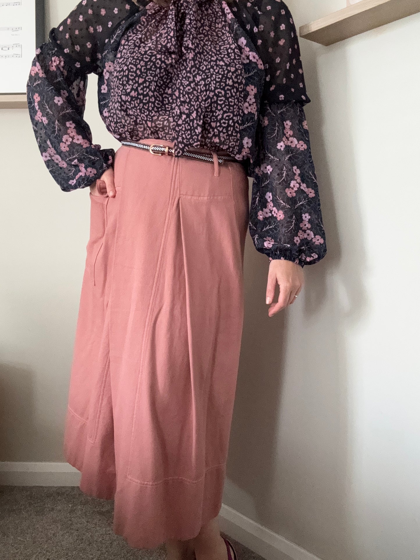 Designer ‘Henrik Vibskov’ wrap skirt