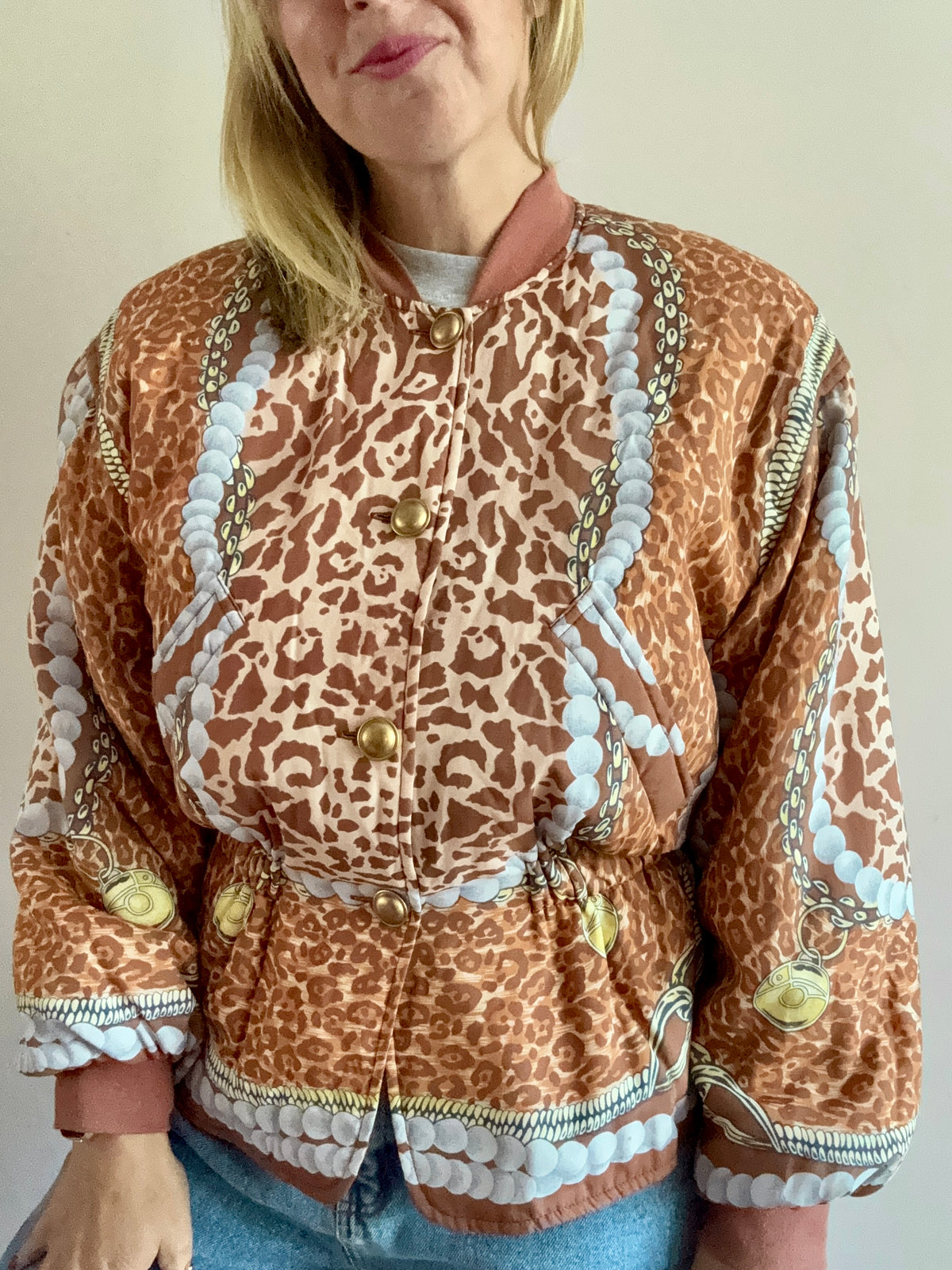 Betty Barclay vintage 1980s bomber jacket