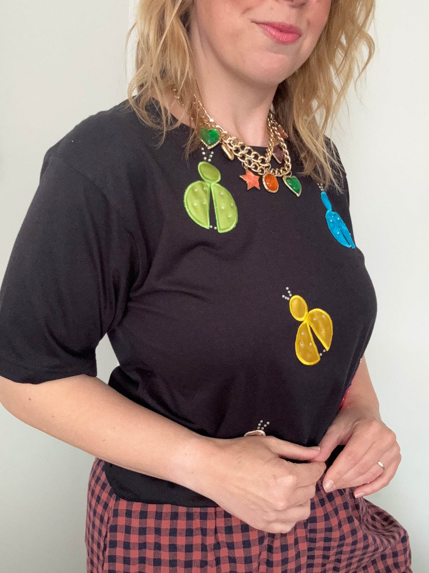 Vintage appliqué t-shirt