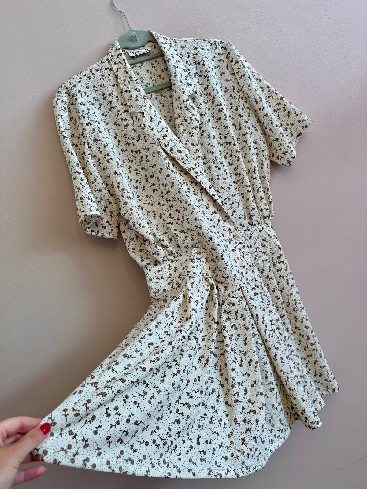 Vintage 90s floral mini dress