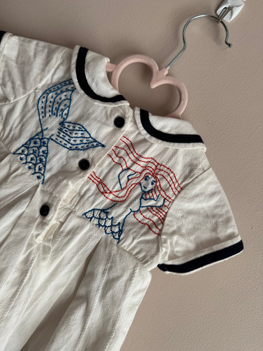 ‘Mermaid’ sailor dress