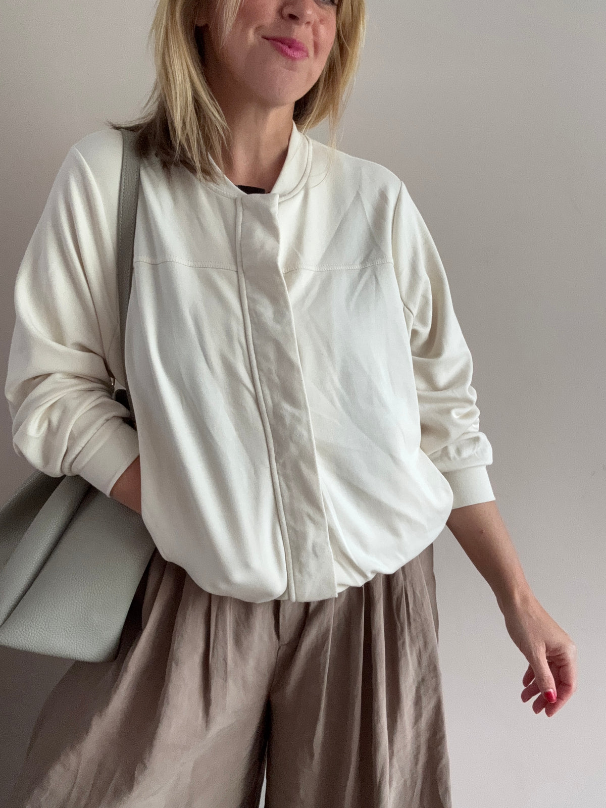 Soft Zip-Up Bomber Jacket
