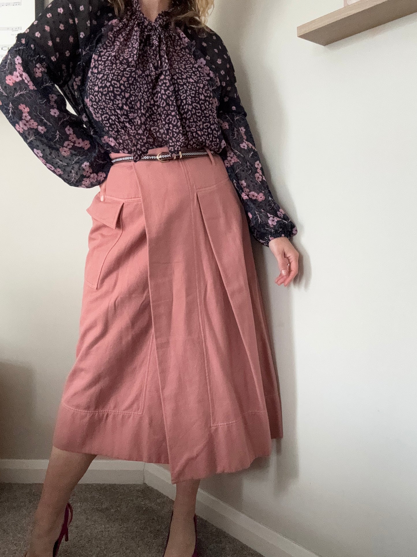 Designer ‘Henrik Vibskov’ wrap skirt