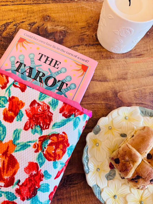 ‘Vibrant florals’ large book bed