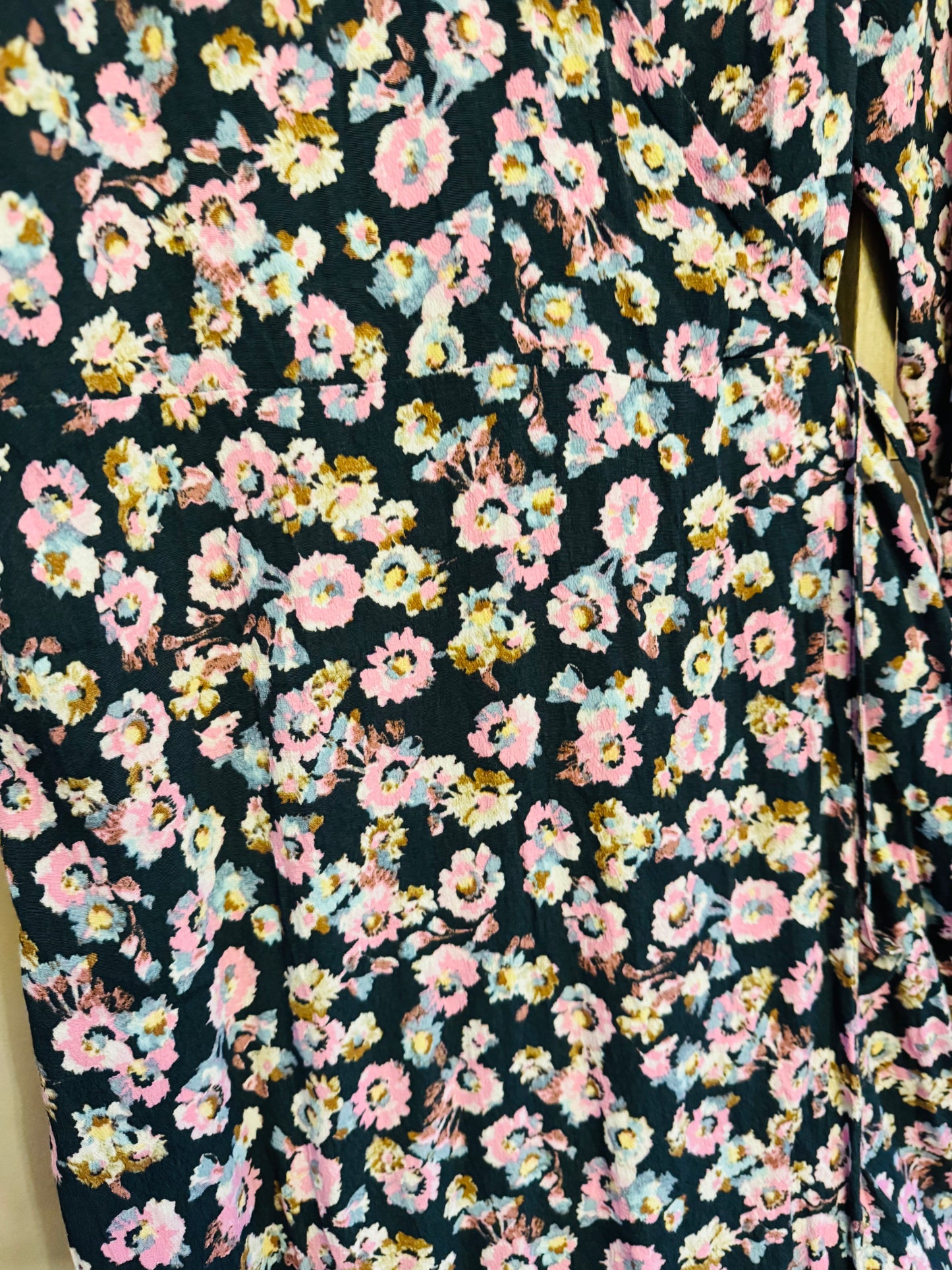 Floral wrap dress