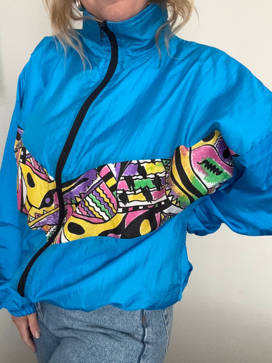 Vintage 1990s windbreaker jacket.