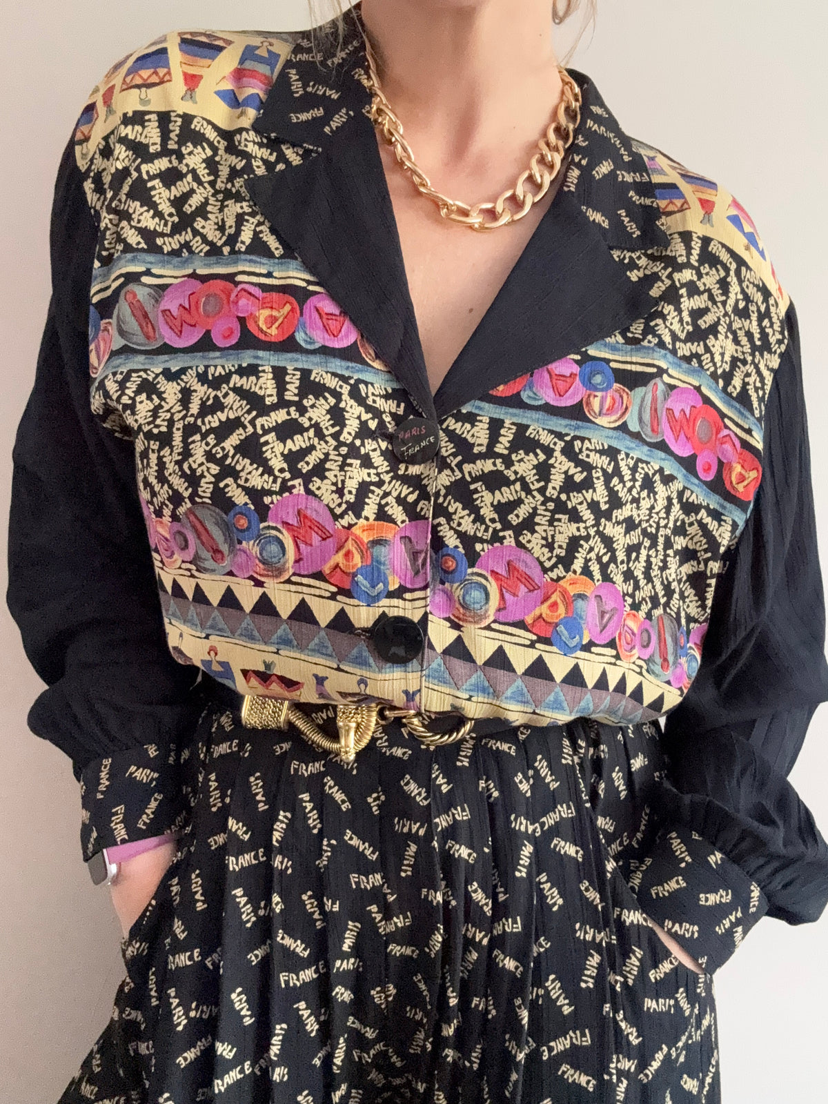Vintage 1990s ‘statement’ two piece coord