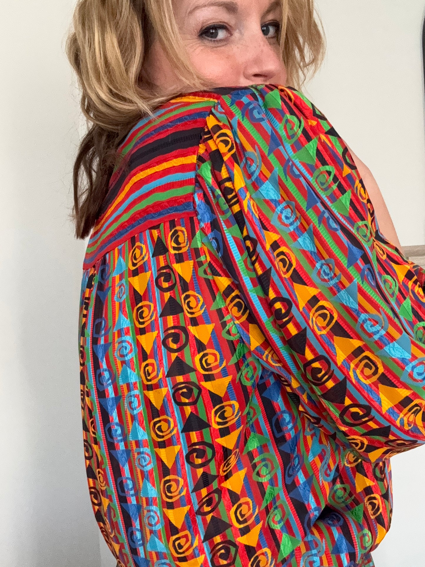 Vintage ‘Kanga Collection’ 1980s dress
