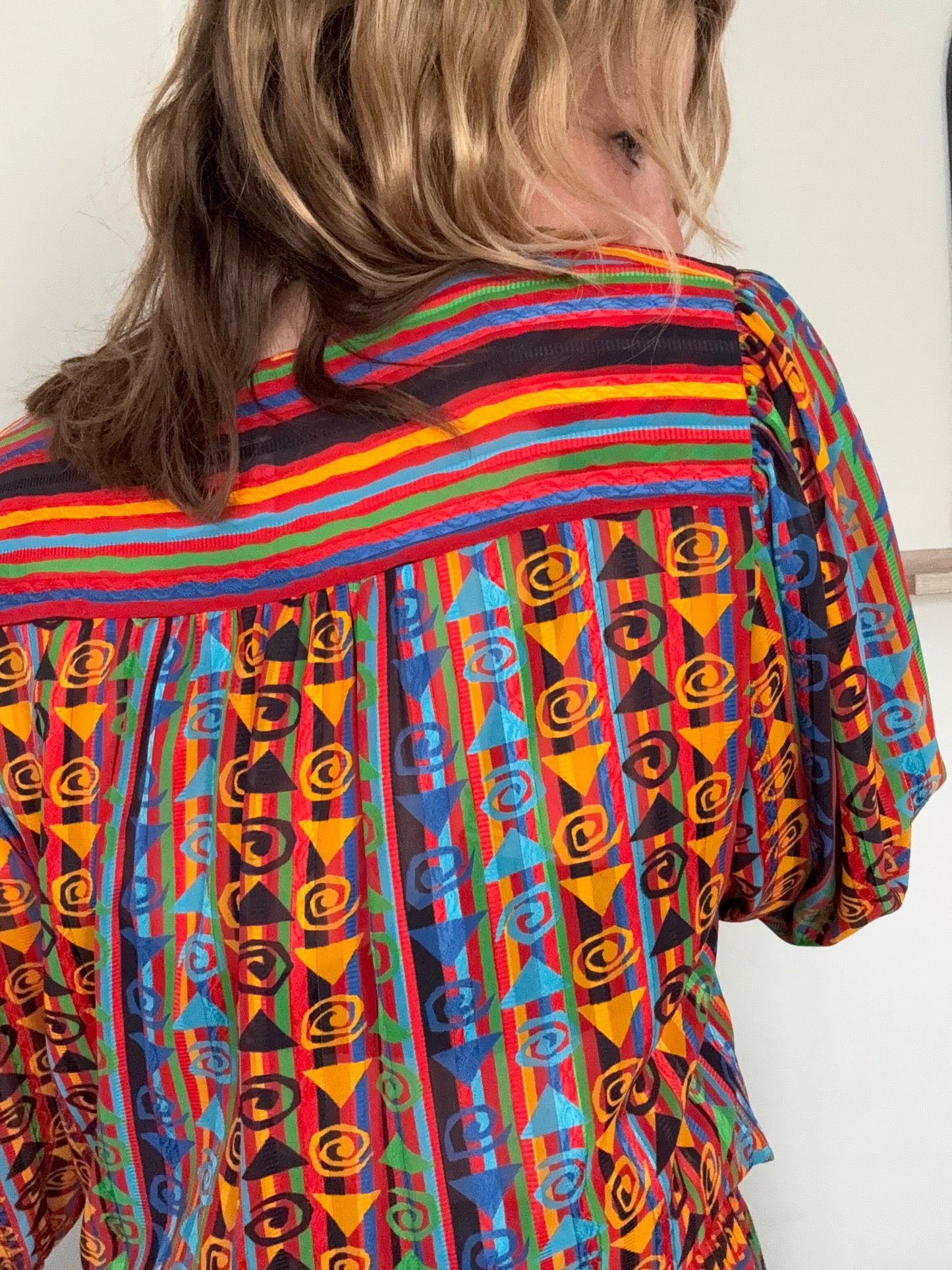 Vintage ‘Kanga Collection’ 1980s dress