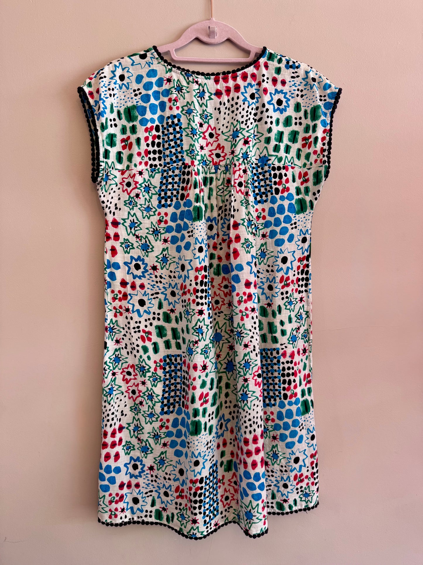 Gorman x Monika Forsberg ‘scribble star & dot’ smock dress