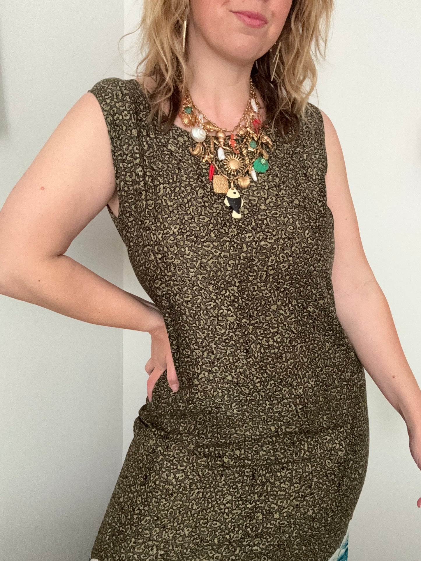 1990s safari summer dress