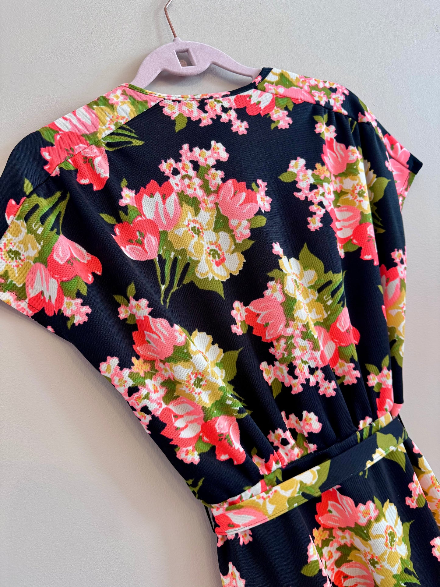 Vintage 1960s floral dress