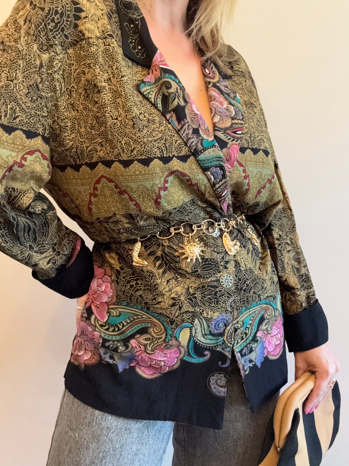 Vintage 1990s ‘bohemian print’ blouse