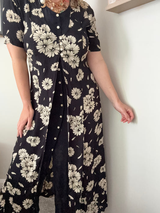 1990s ‘Daisy’ double layer dress