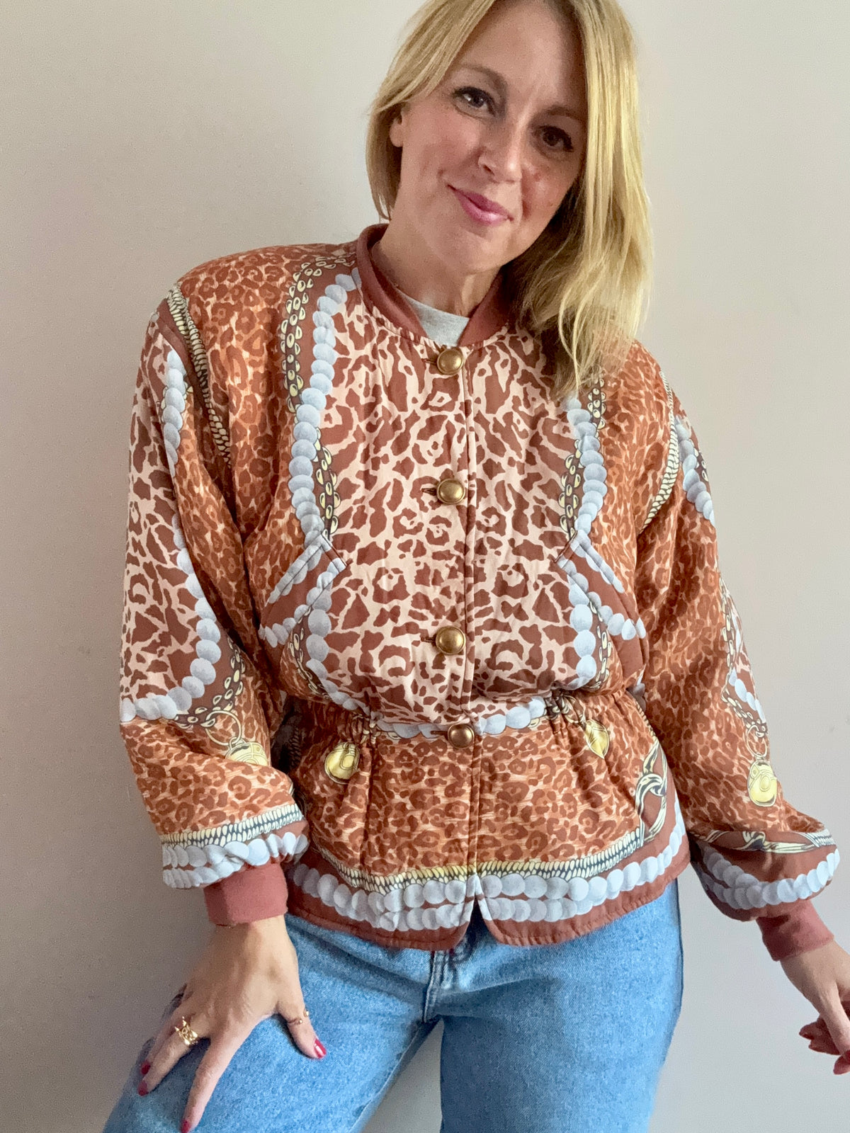 Betty Barclay vintage 1980s bomber jacket