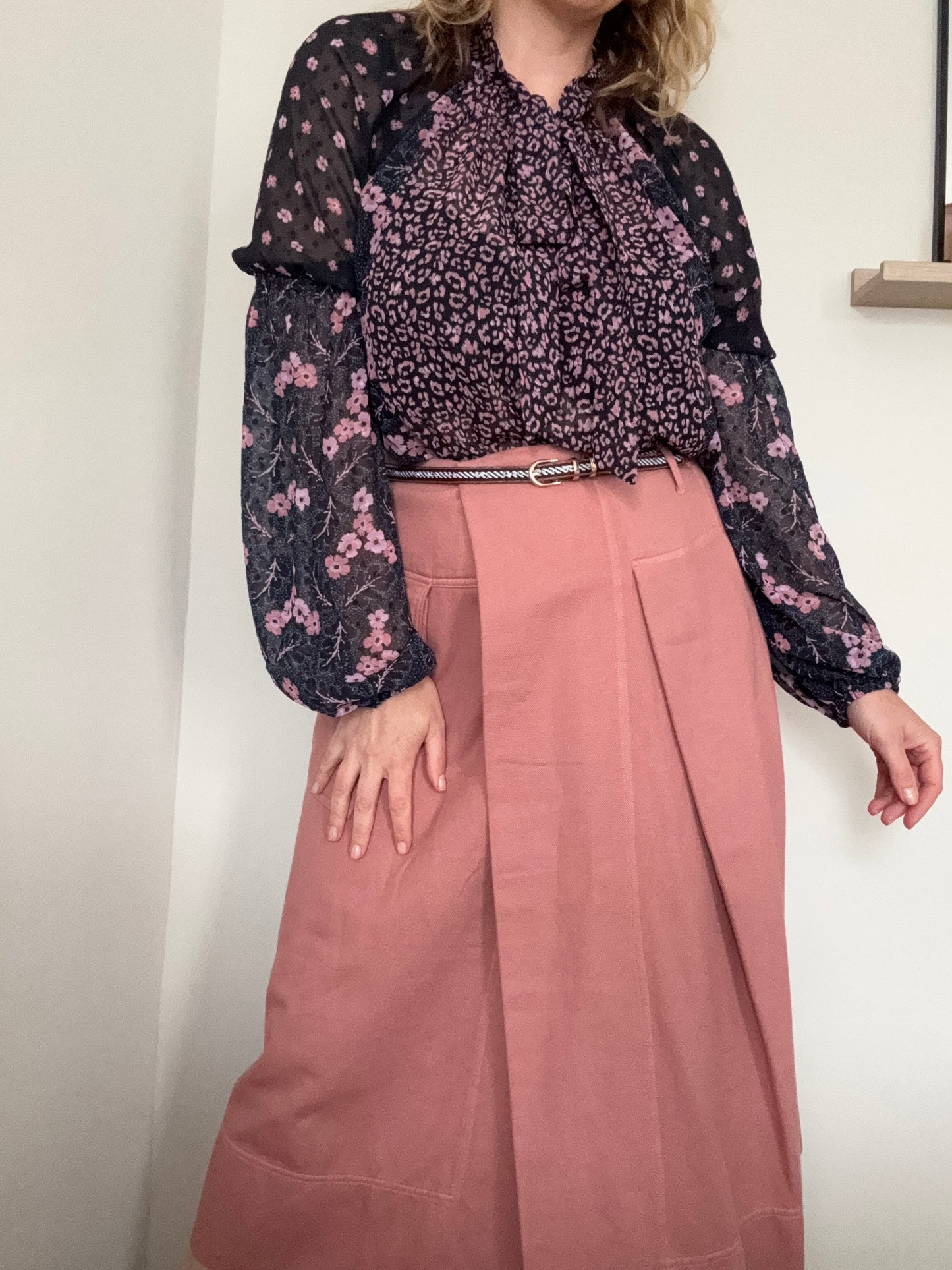 Designer ‘Henrik Vibskov’ wrap skirt