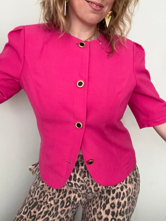 1980s hot pink jacket