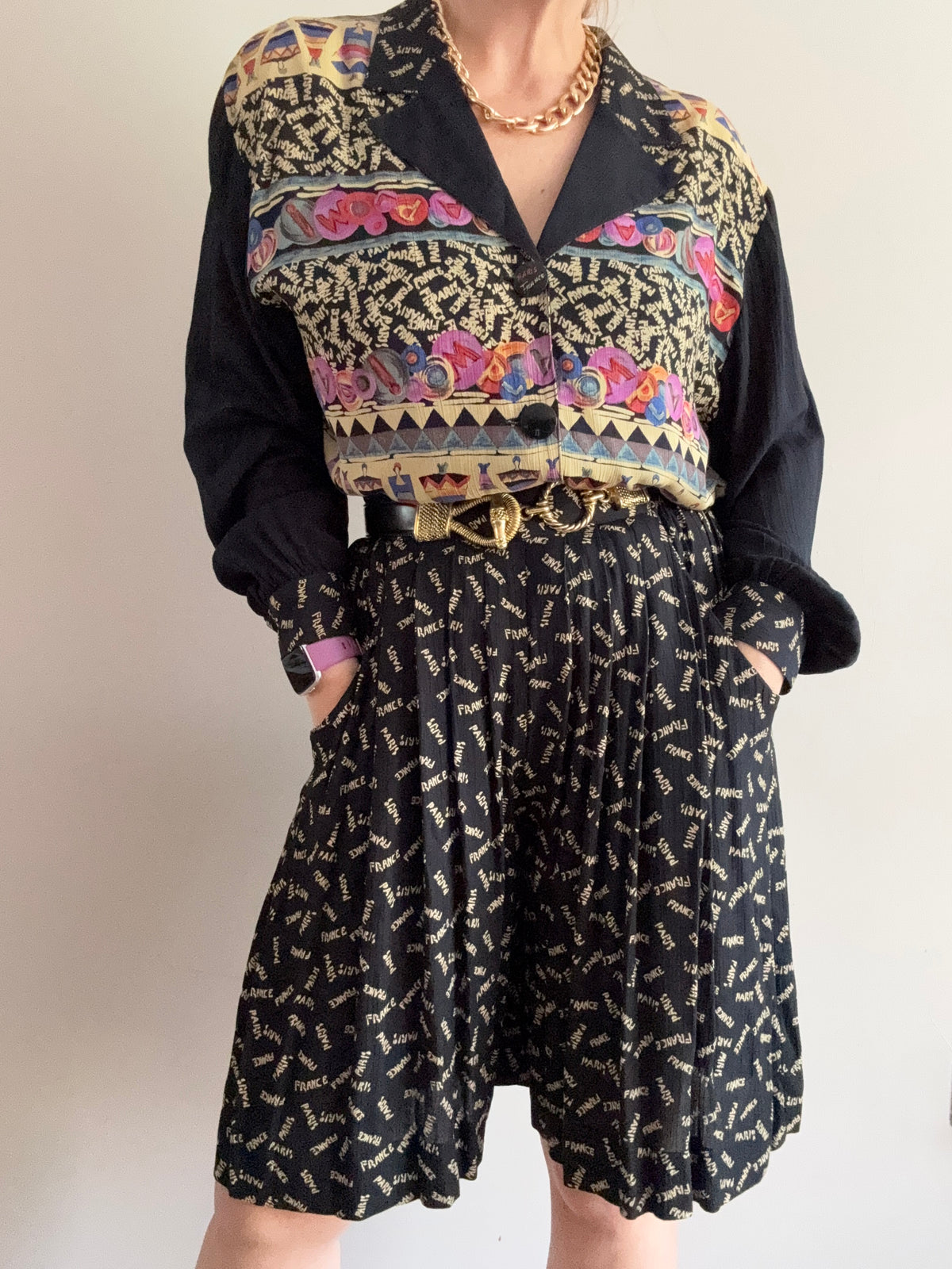 Vintage 1990s ‘statement’ two piece coord