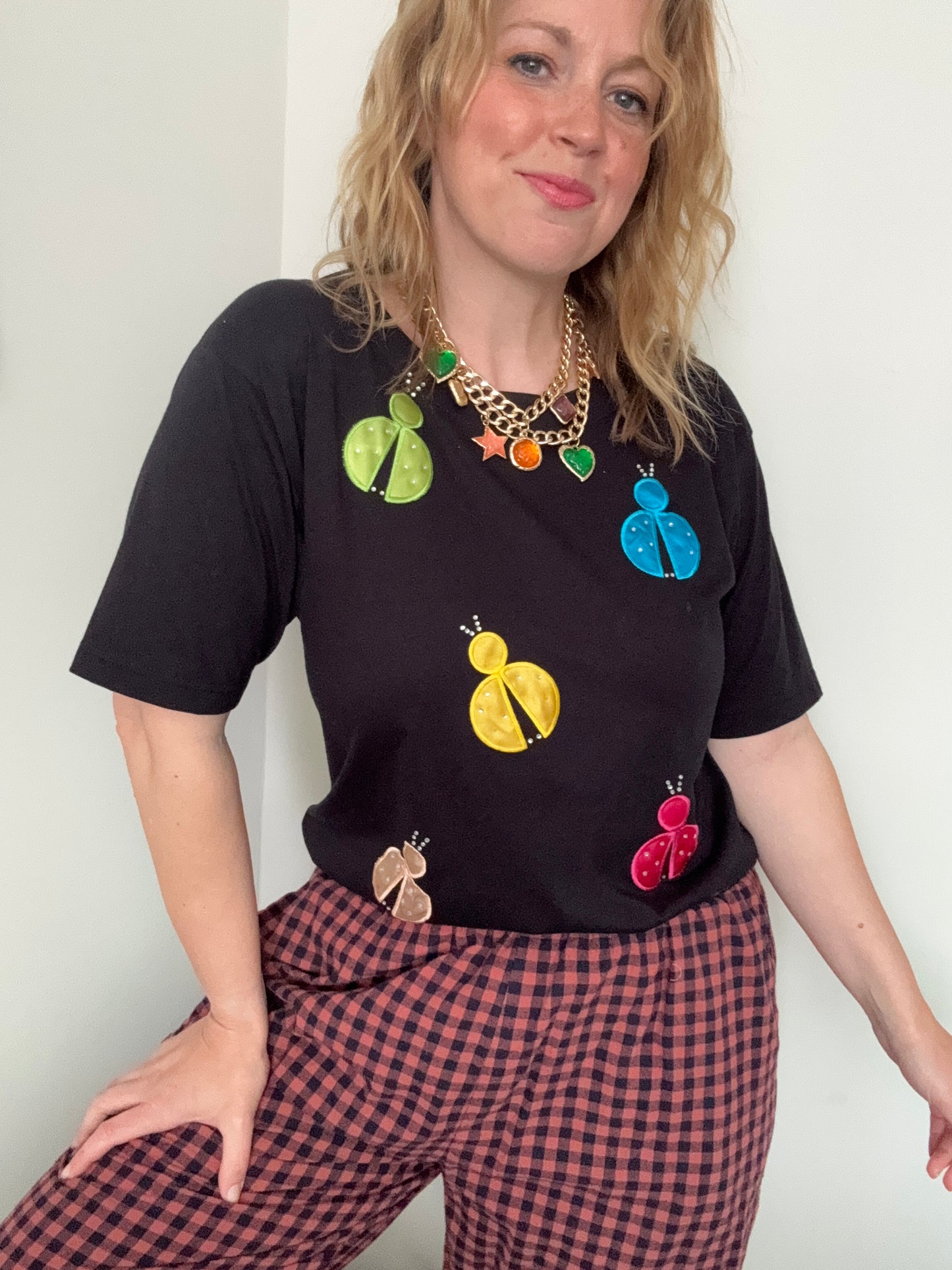 Vintage appliqué t-shirt