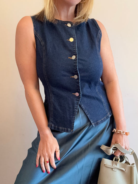 Denim Waistcoat