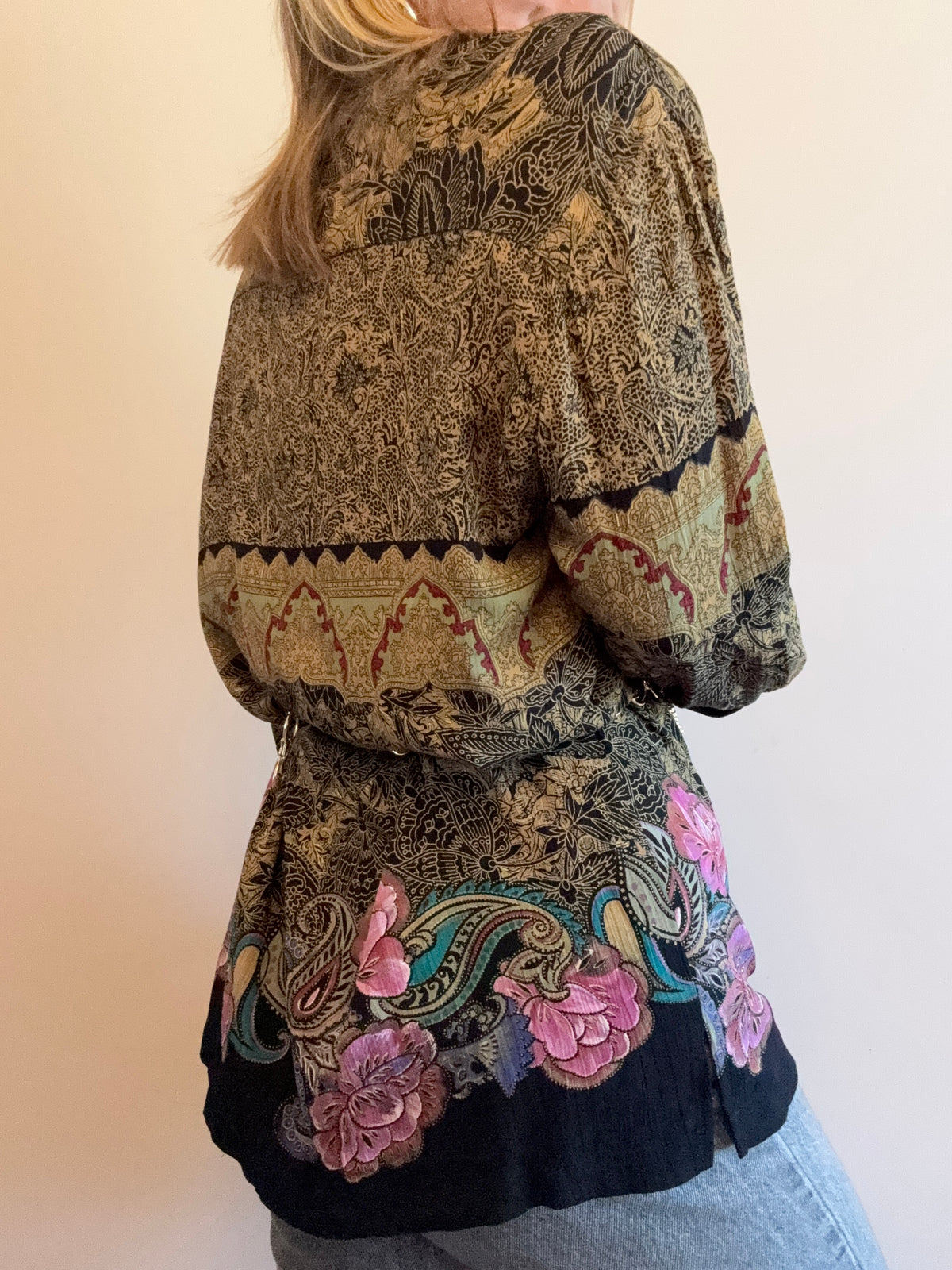 Vintage 1990s ‘bohemian print’ blouse