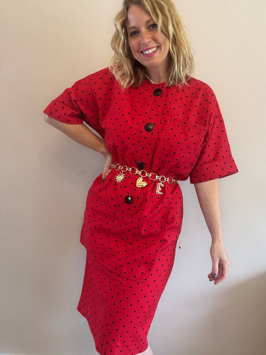 Vintage 1980s ‘ladybird’ dress