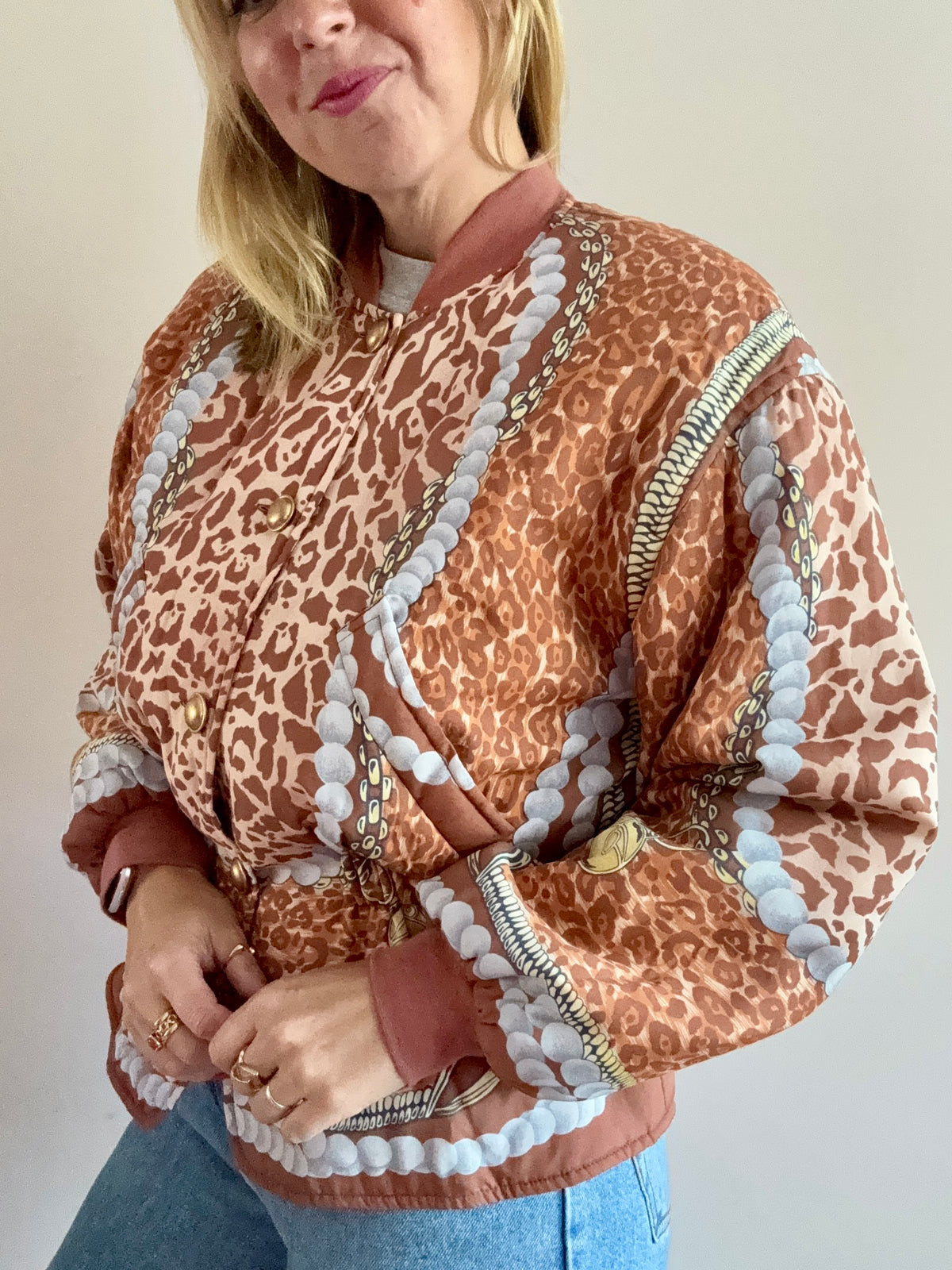 Betty Barclay vintage 1980s bomber jacket