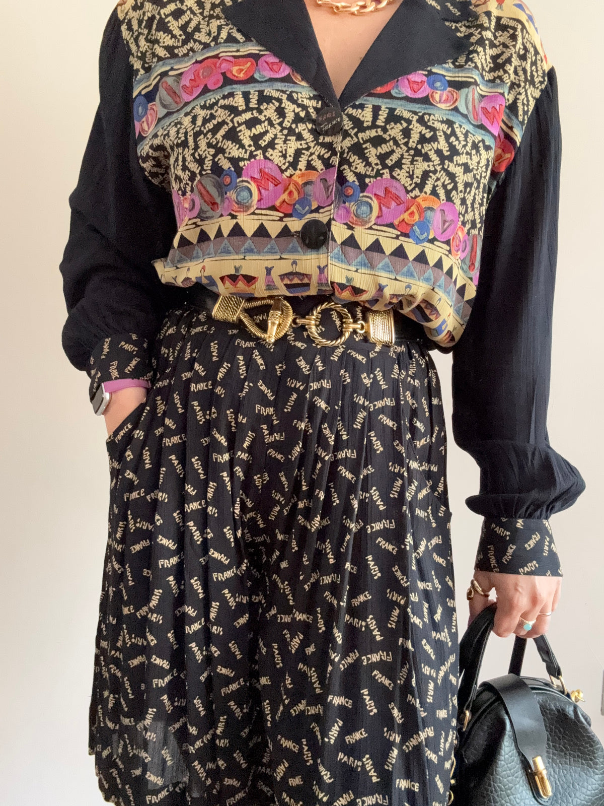 Vintage 1990s ‘statement’ two piece coord
