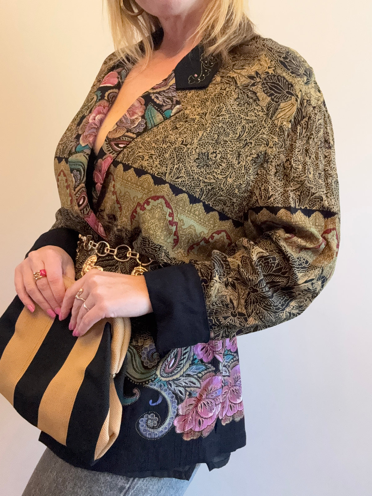 Vintage 1990s ‘bohemian print’ blouse