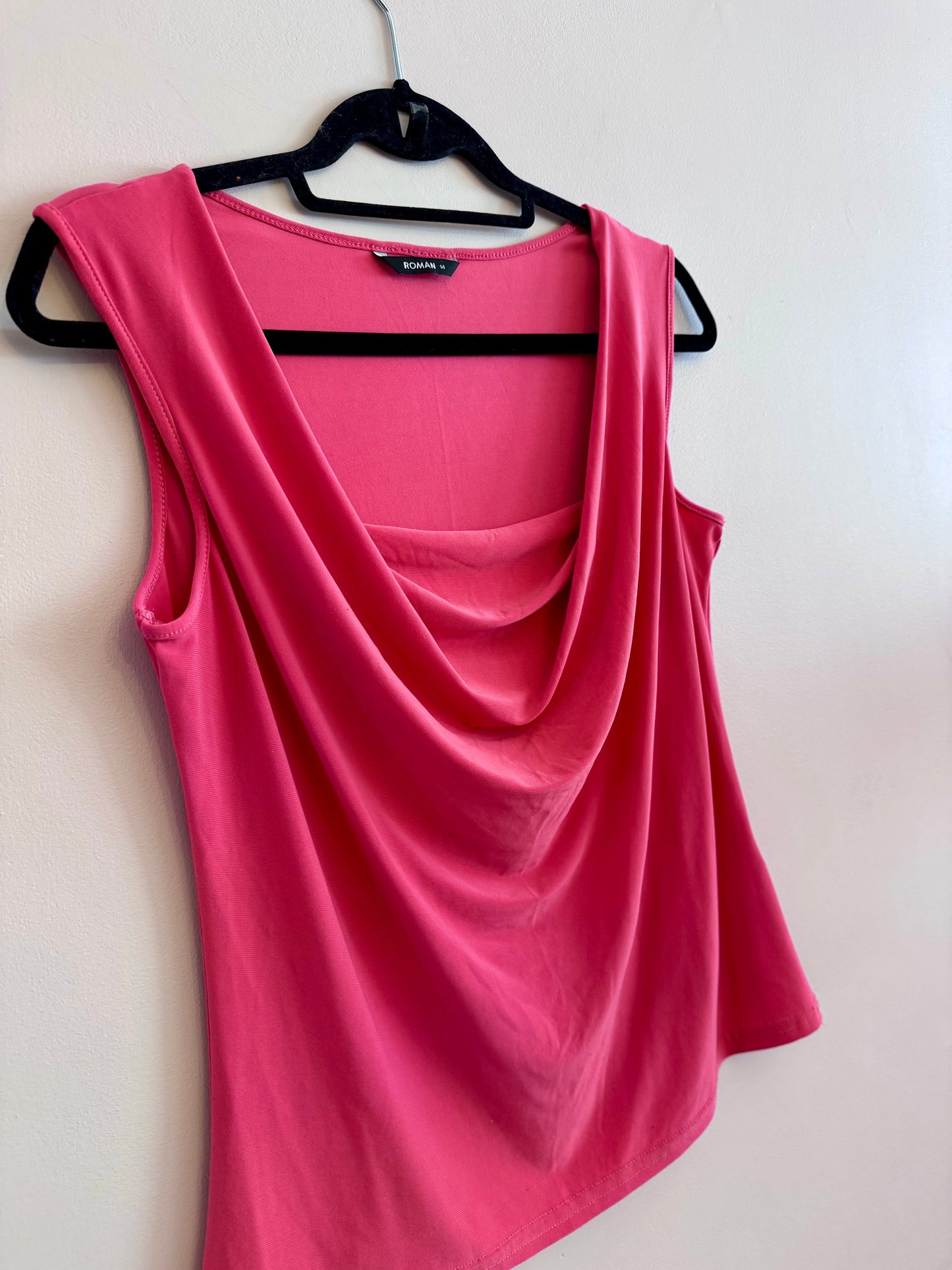 Vintage Cowl neck sleeveless top