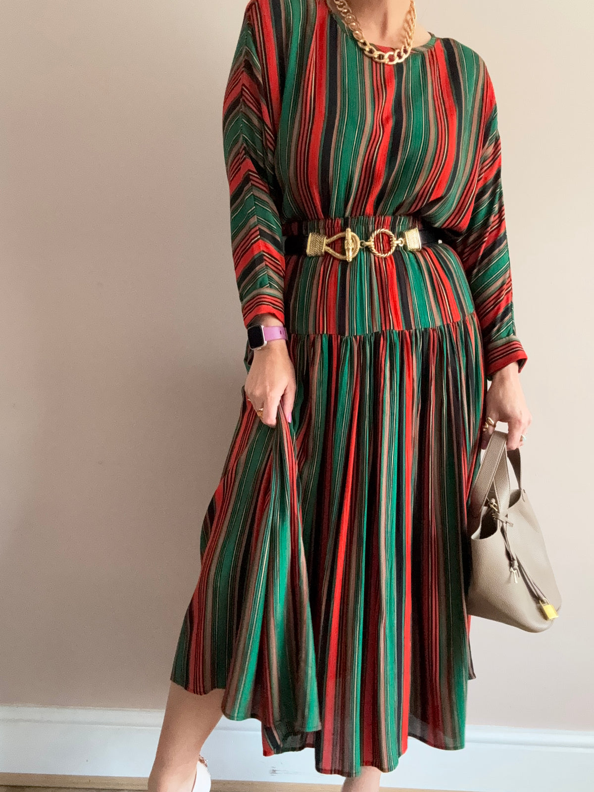 Vintage ‘multi-stripe’ two piece coord set