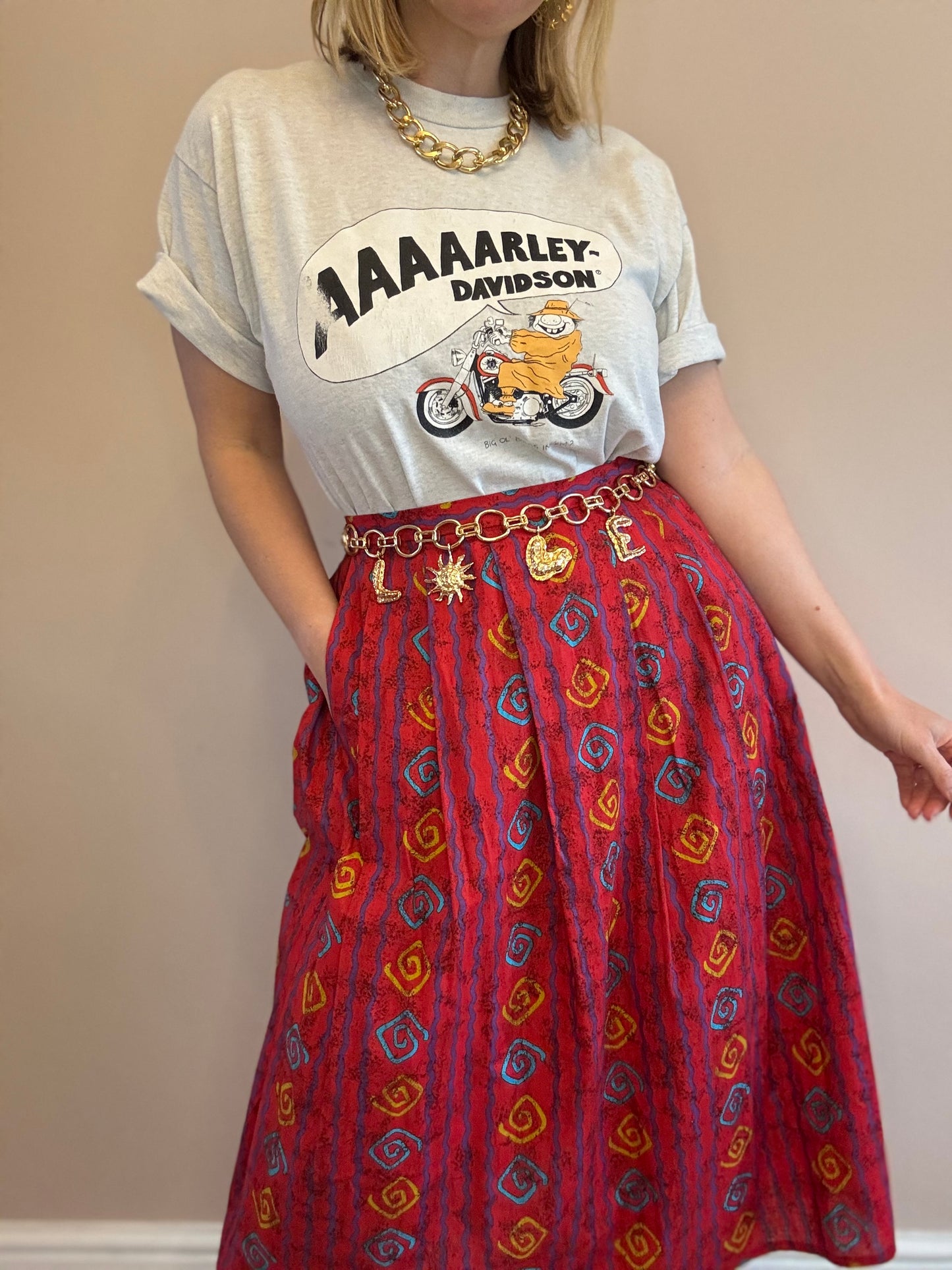 Vintage cotton skirt