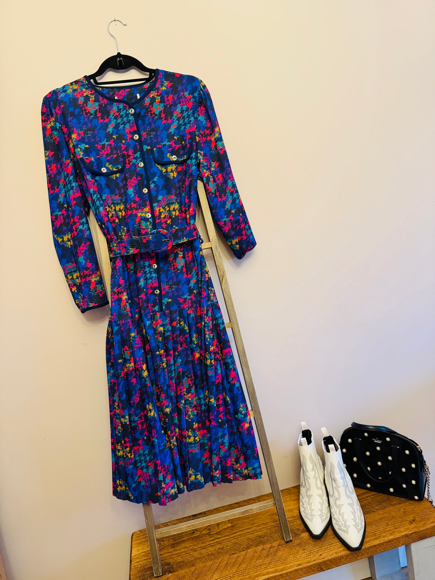 Vintage ‘jewel tone’ dress
