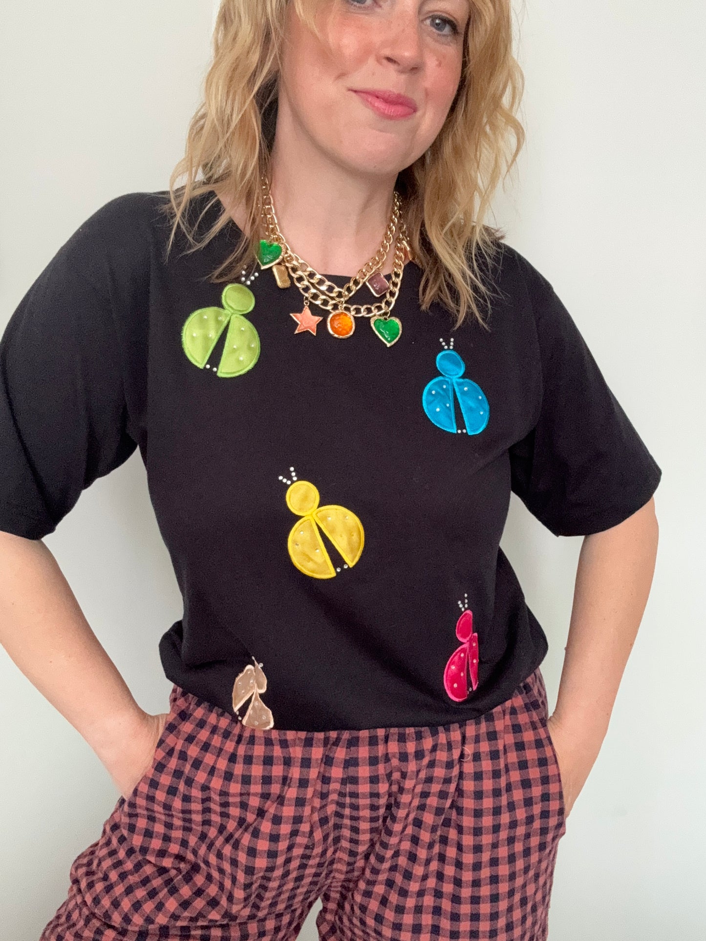 Vintage appliqué t-shirt
