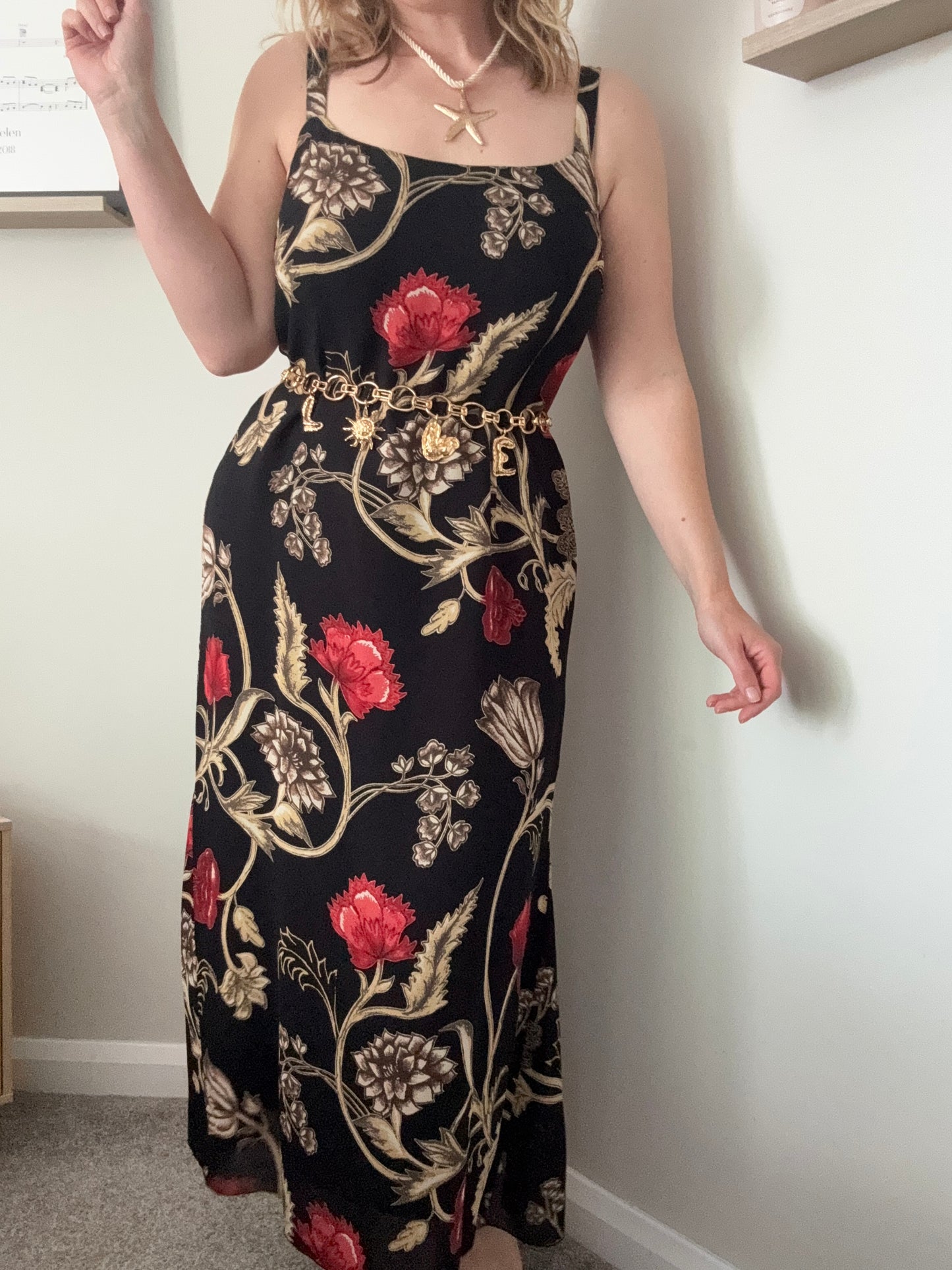Vintage 1990s maxi slip dress