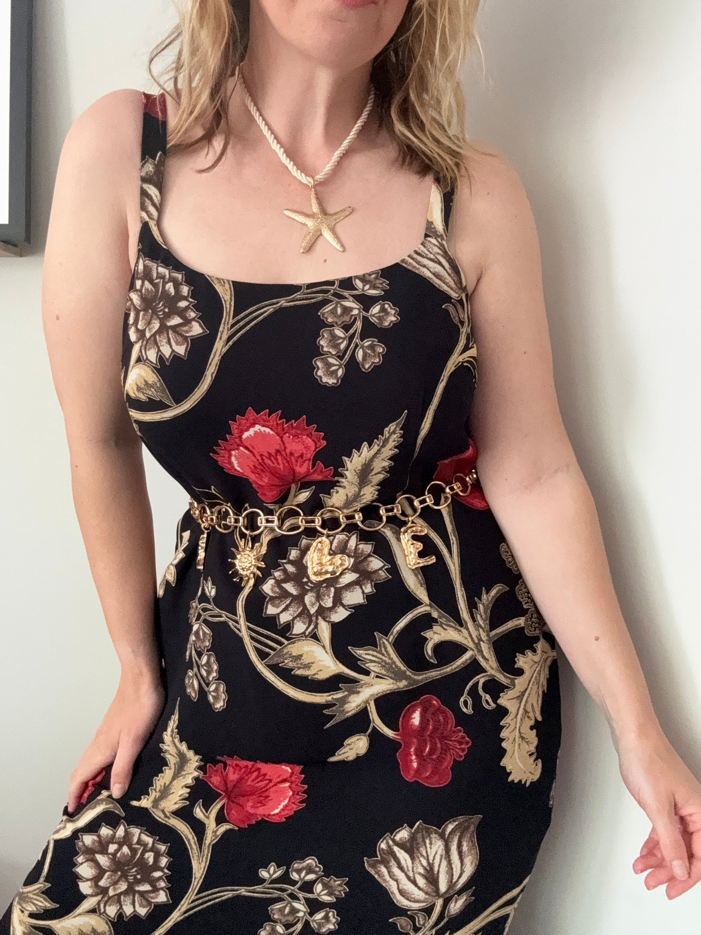 Vintage 1990s maxi slip dress