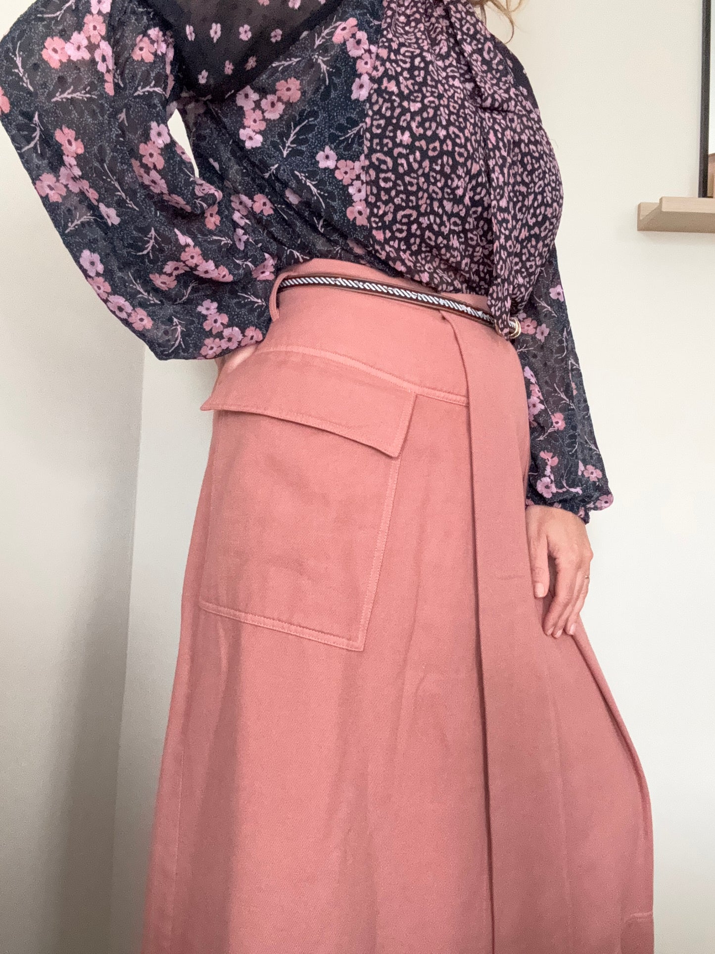 Designer ‘Henrik Vibskov’ wrap skirt