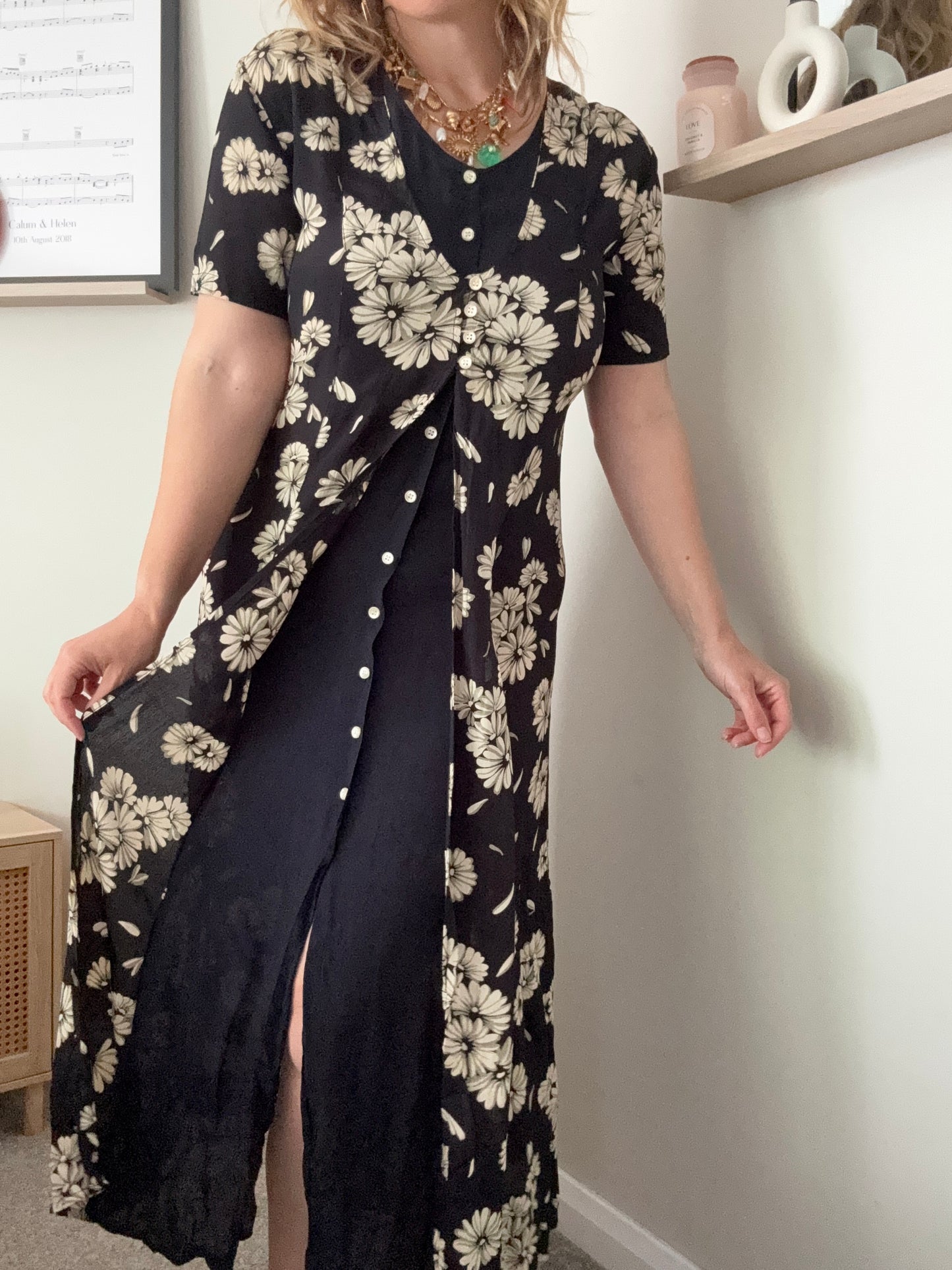 1990s ‘Daisy’ double layer dress