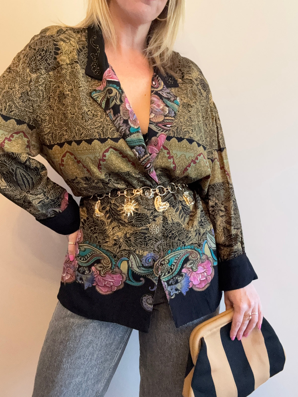 Vintage 1990s ‘bohemian print’ blouse