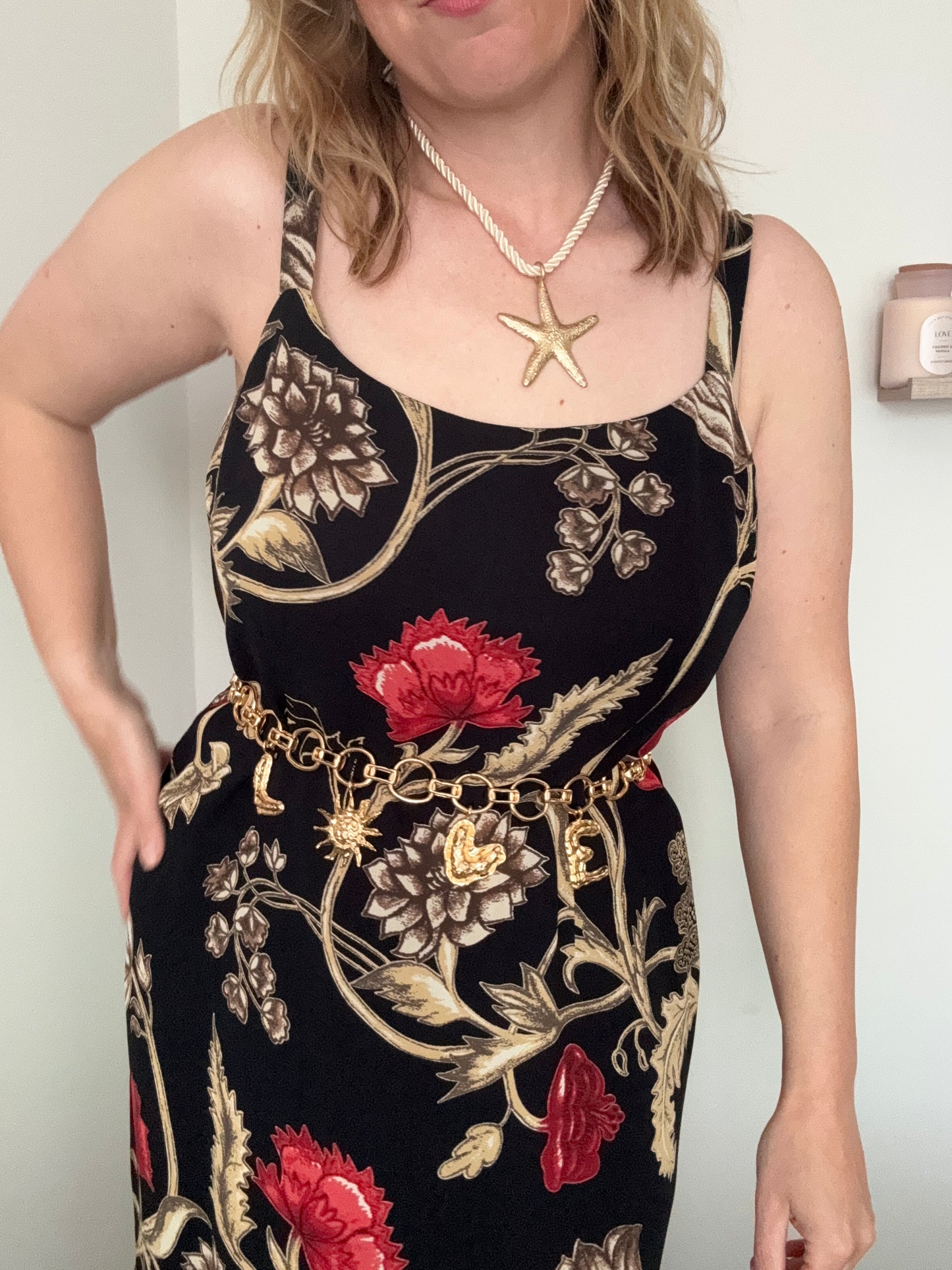 Vintage 1990s maxi slip dress