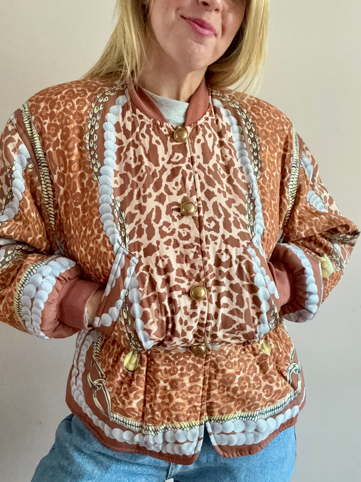 Betty Barclay vintage 1980s bomber jacket
