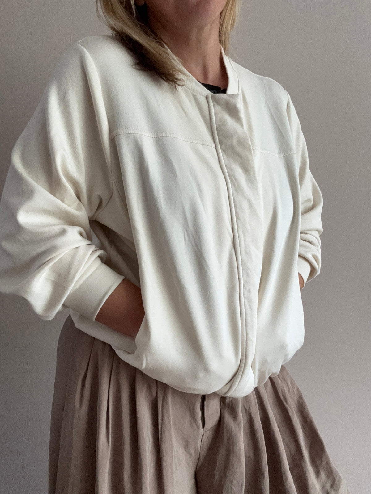 Soft Zip-Up Bomber Jacket