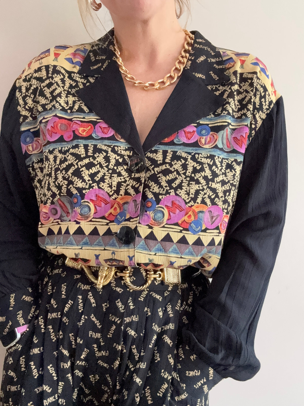 Vintage 1990s ‘statement’ two piece coord