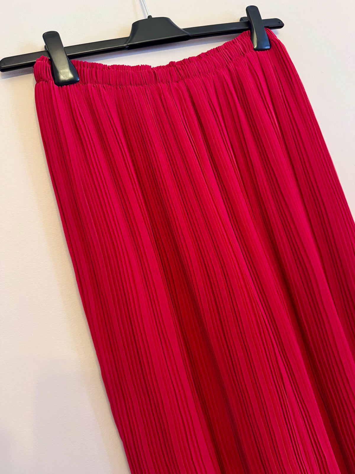 Pleated wide leg trousers