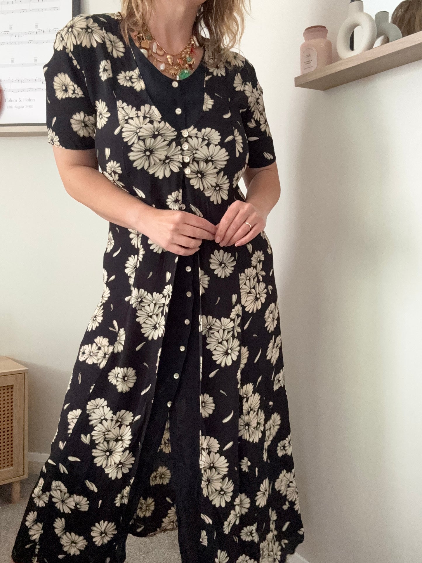1990s ‘Daisy’ double layer dress